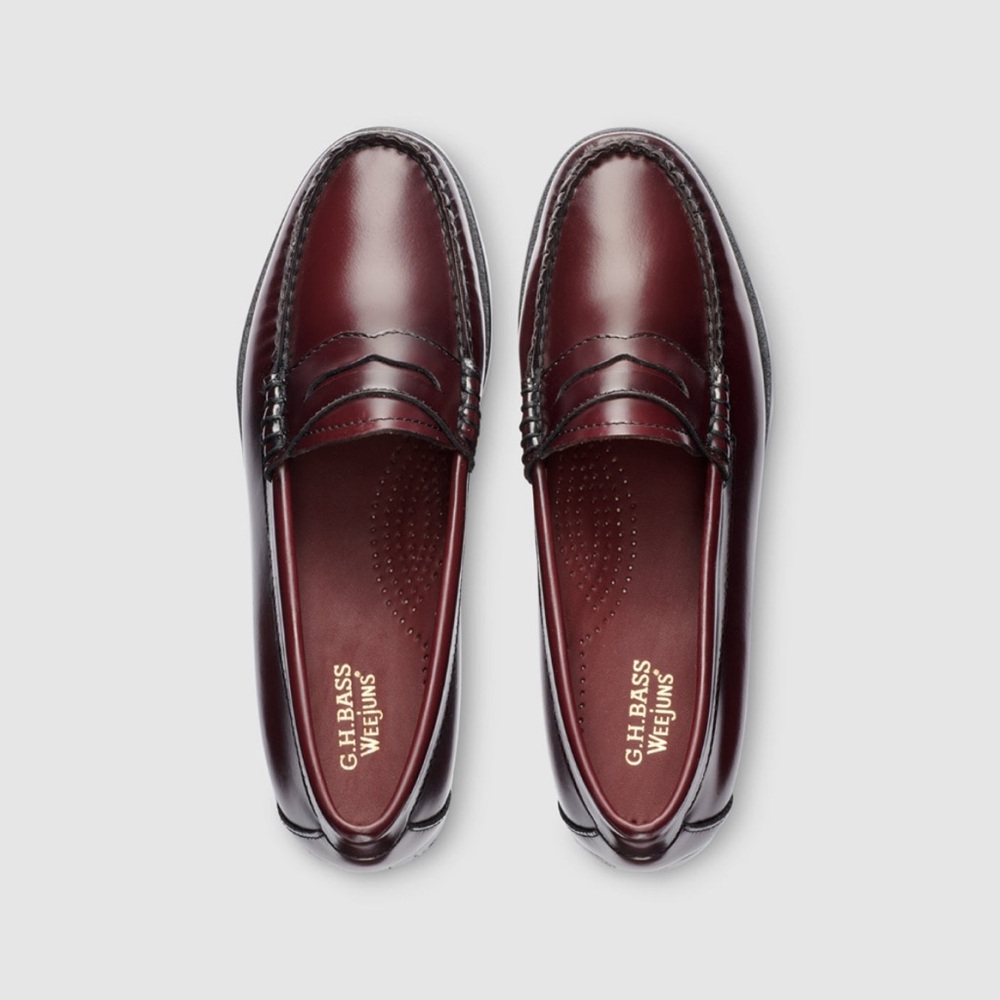 G.H. Bass & Co. Men's Deep Burgundy Slip-Ons
